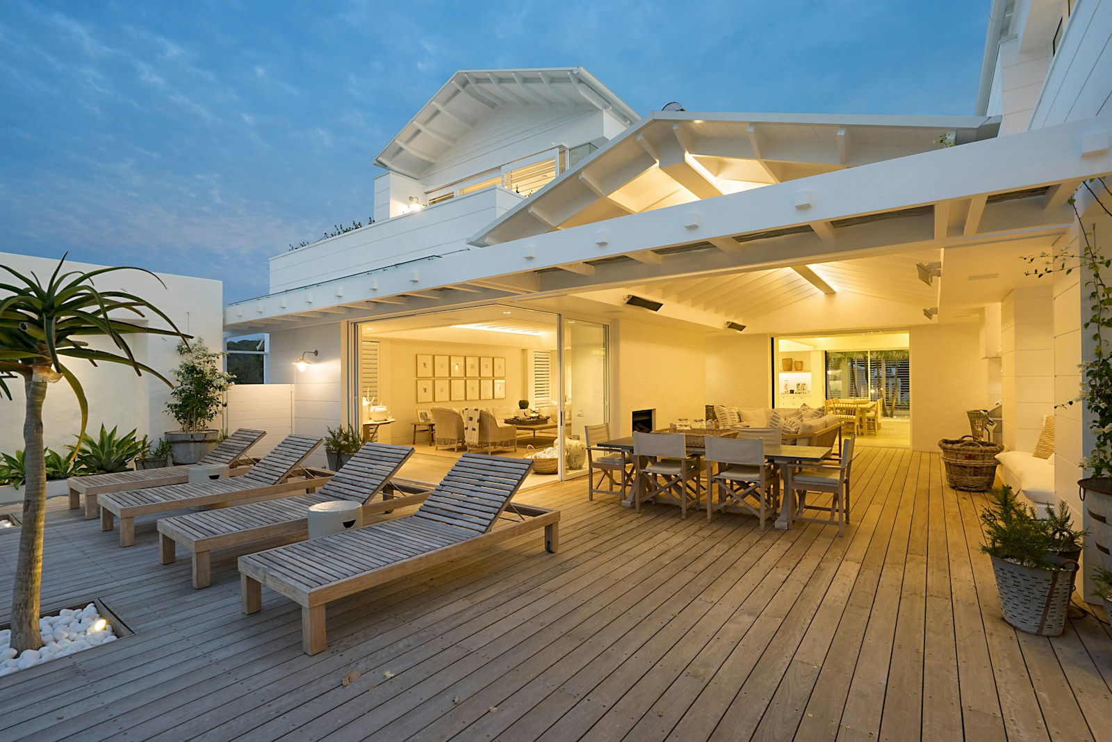 white wooden pool bench near house, home